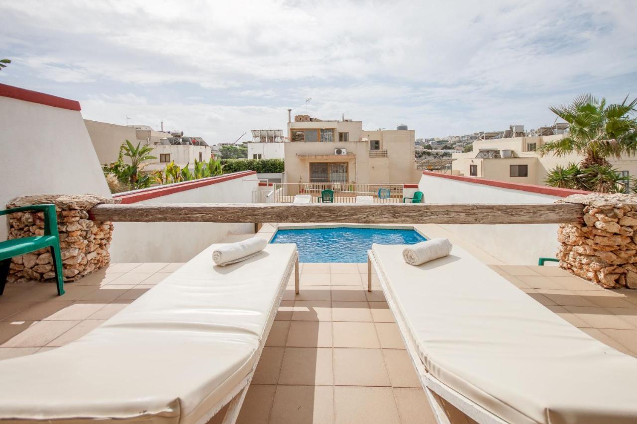 Pool And Sea Merill Apartments - Happy Rentals Mellieha Exterior foto