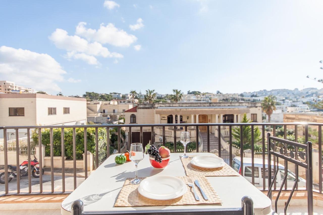 Pool And Sea Merill Apartments - Happy Rentals Mellieha Exterior foto