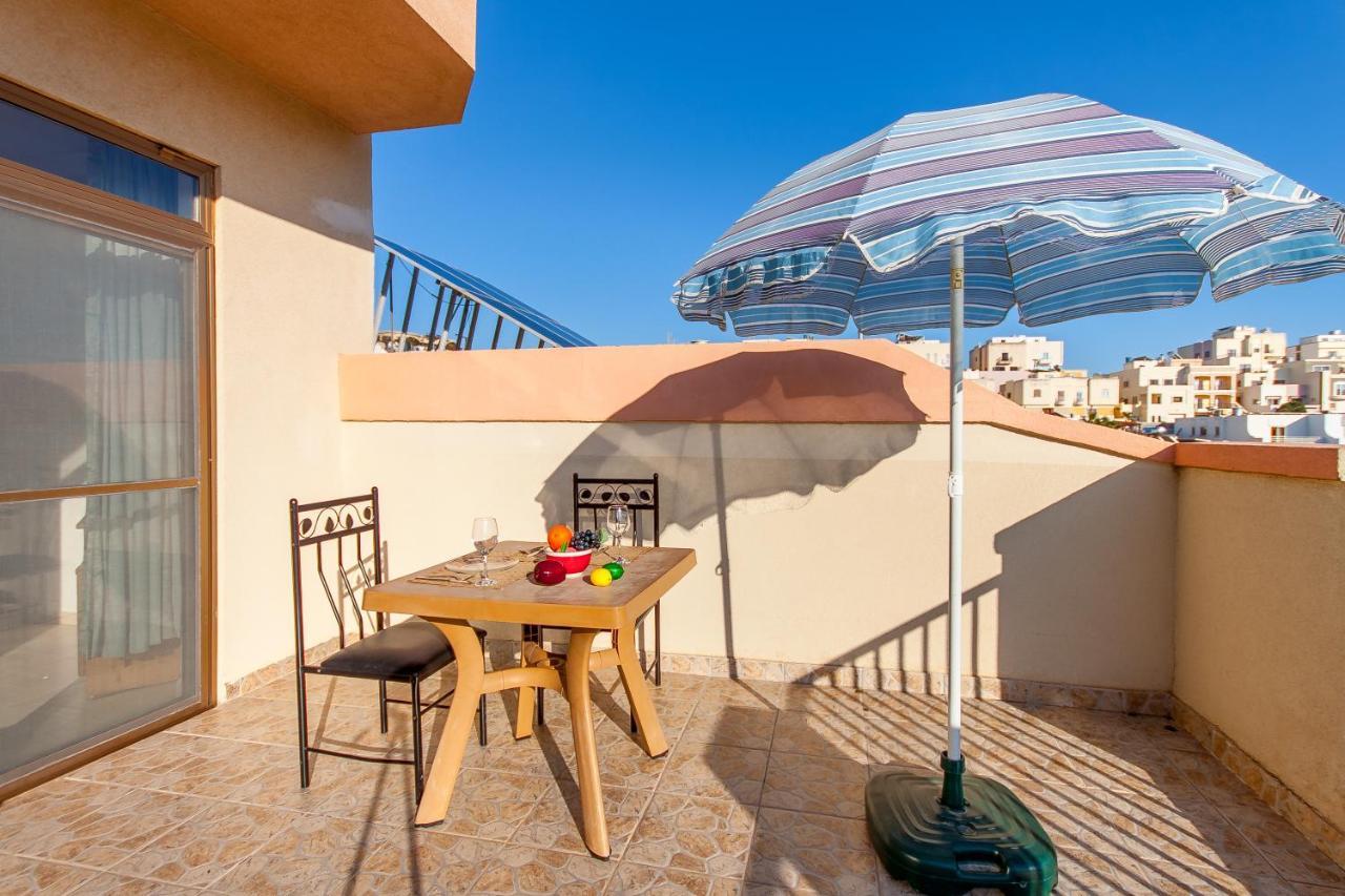 Pool And Sea Merill Apartments - Happy Rentals Mellieha Exterior foto
